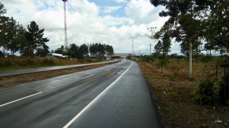From Boquete. Notice 2 cell towers & bridge, police check point & turn From Boquete. Notice 2 cell towers & bridge, police check point & turn